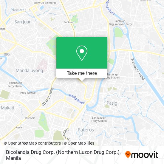 Bicolandia Drug Corp. (Northern Luzon Drug Corp.) map