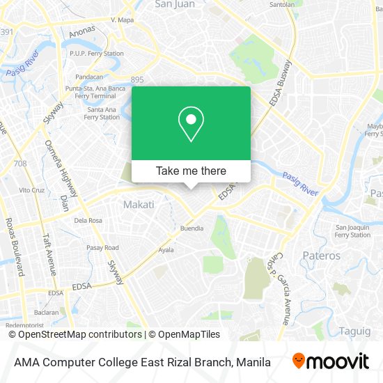 AMA Computer College East Rizal Branch map
