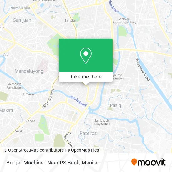 Burger Machine : Near PS Bank map