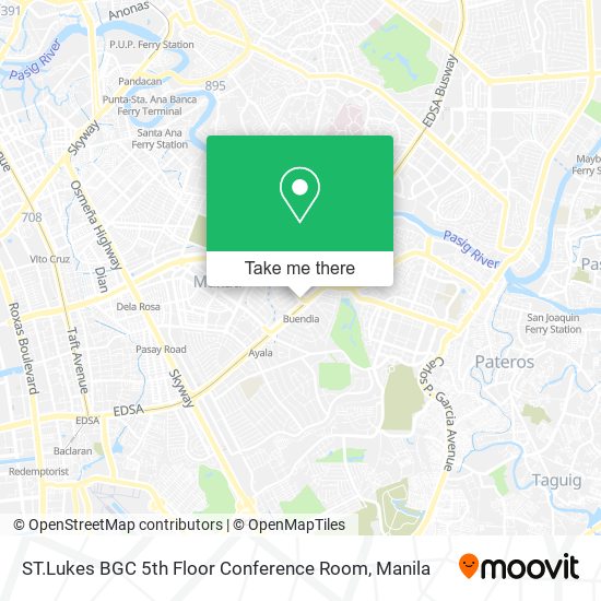 ST.Lukes BGC 5th Floor Conference Room map