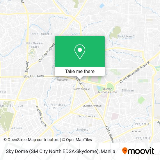 Sky Dome (SM City North EDSA-Skydome) map