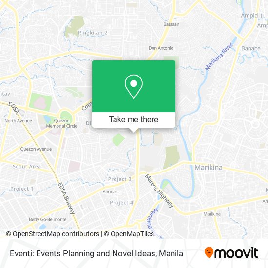 Eventi: Events Planning and Novel Ideas map