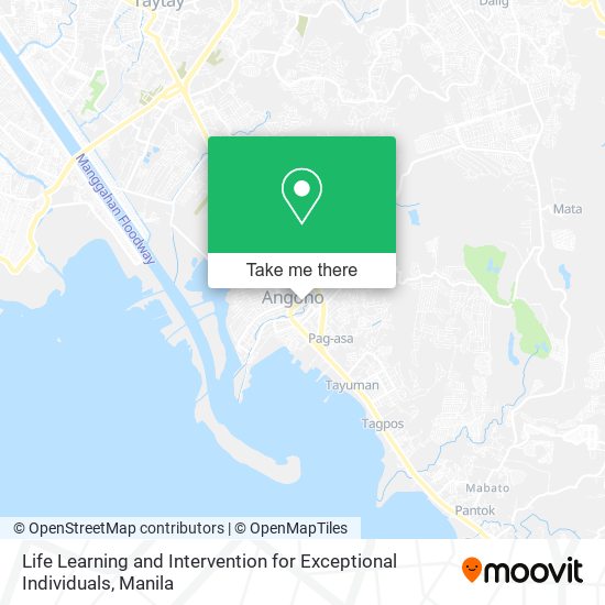 Life Learning and Intervention for Exceptional Individuals map