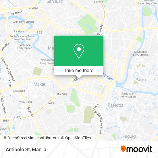 Antipolo St map