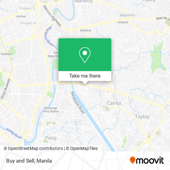 Buy and Sell map