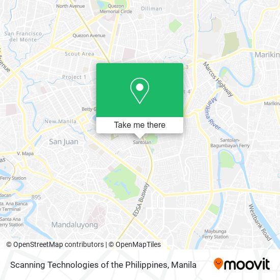 Scanning Technologies of the Philippines map