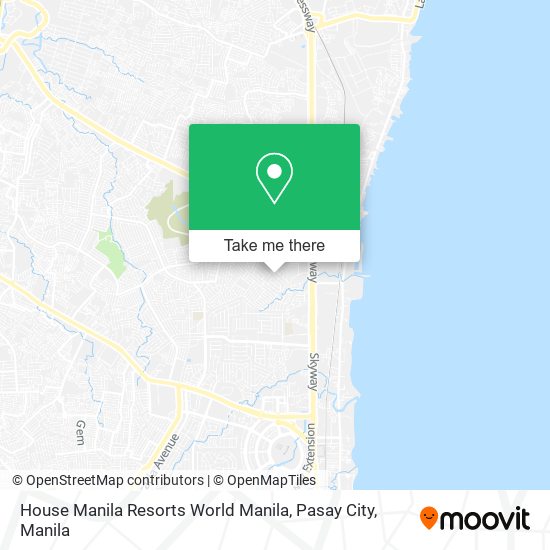 House Manila Resorts World Manila, Pasay City map