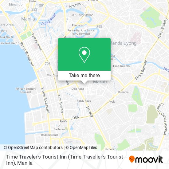 Time Traveler's Tourist Inn map