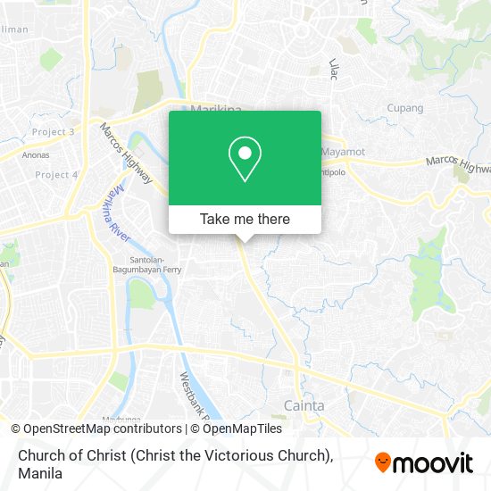 Church of Christ (Christ the Victorious Church) map