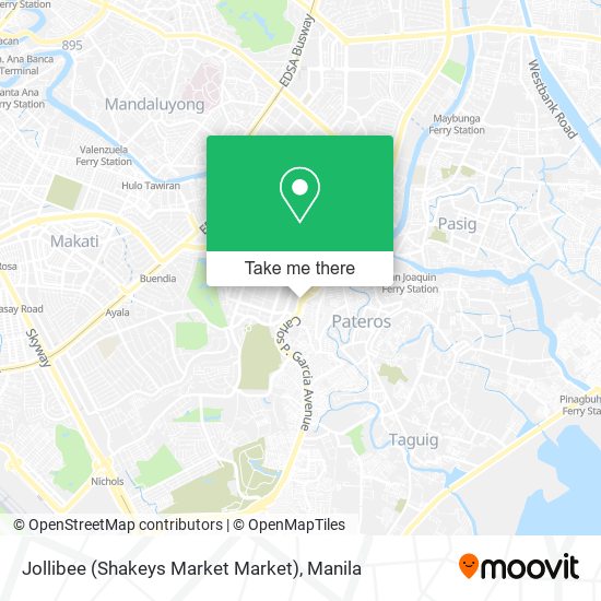 Jollibee (Shakeys Market Market) map