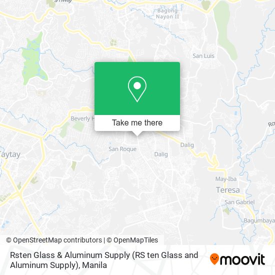 Rsten Glass & Aluminum Supply (RS ten Glass and Aluminum Supply) map