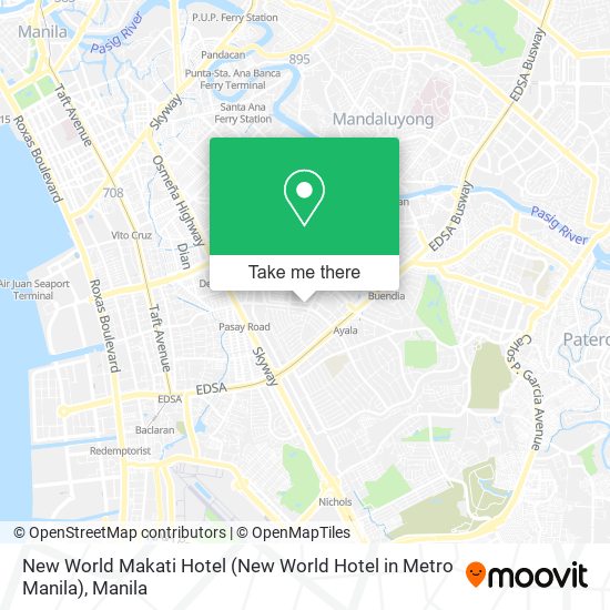 New World Makati Hotel (New World Hotel in Metro Manila) map