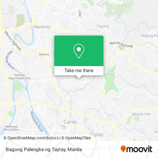Bagong Palengke ng Taytay map
