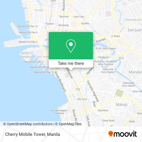 Cherry Mobile Tower map