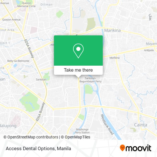 Access Dental Options map