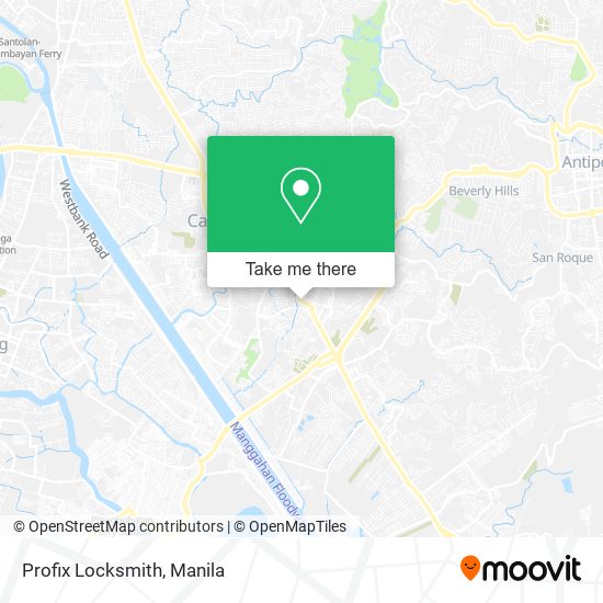 Profix Locksmith map