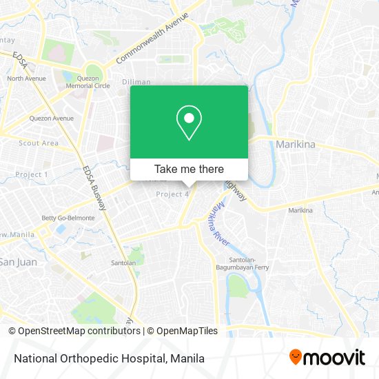 National Orthopedic Hospital map