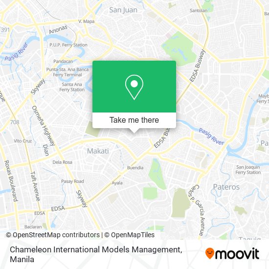 Chameleon International Models Management map