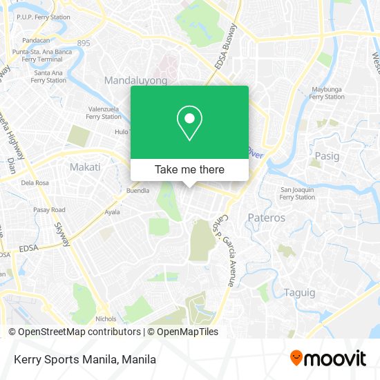 Kerry Sports Manila map