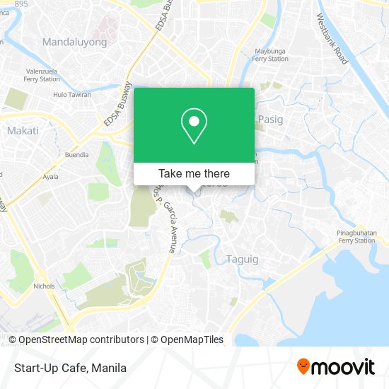 Start-Up Cafe map