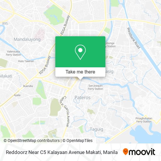 Reddoorz Near C5 Kalayaan Avenue Makati map