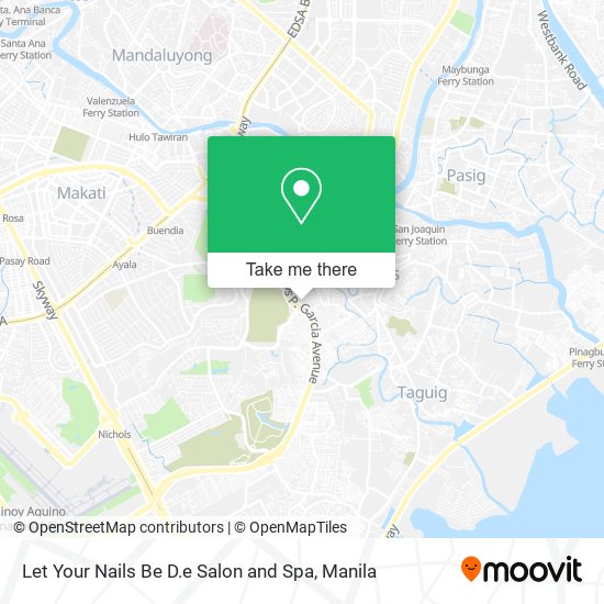 Let Your Nails Be D.e Salon and Spa map