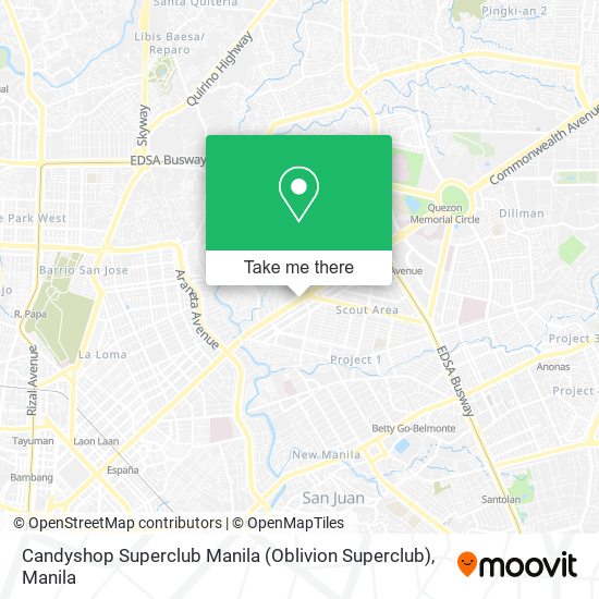 Candyshop Superclub Manila (Oblivion Superclub) map