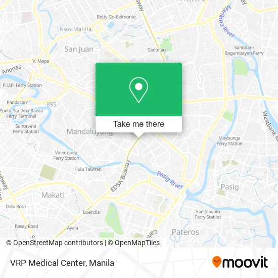 VRP Medical Center map