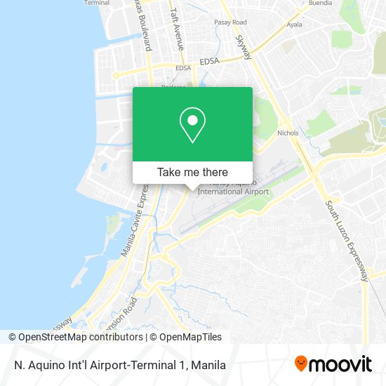 N. Aquino Int'l Airport-Terminal 1 map