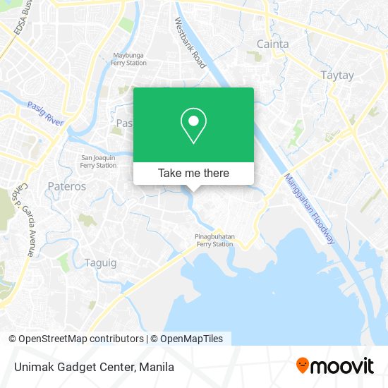 Unimak Gadget Center map