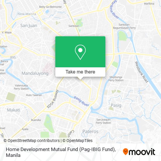 Home Development Mutual Fund (Pag-IBIG Fund) map