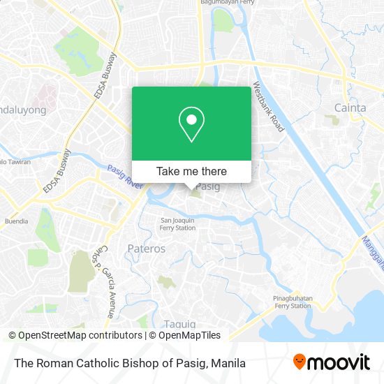 The Roman Catholic Bishop of Pasig map