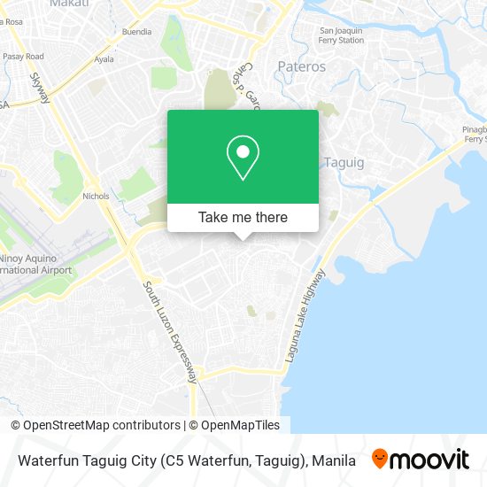 Waterfun Taguig City (C5 Waterfun, Taguig) map