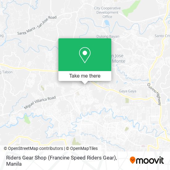 Riders Gear Shop (Francine Speed Riders Gear) map