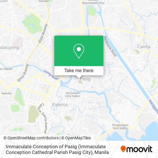 Immaculate Conception of Pasig (Immaculate Conception Cathedral Parish Pasig City) map