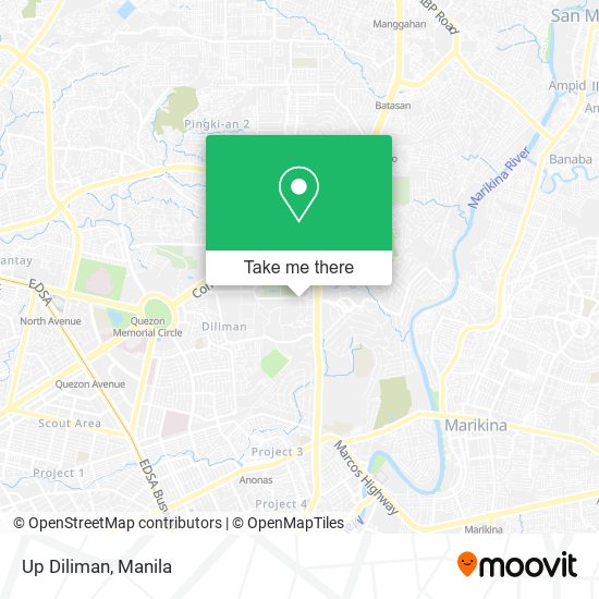 Up Diliman map