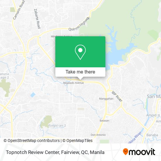 Topnotch Review Center, Fairview, QC map