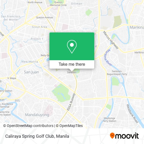 Caliraya Spring Golf Club map