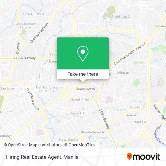 Hiring Real Estate Agent map
