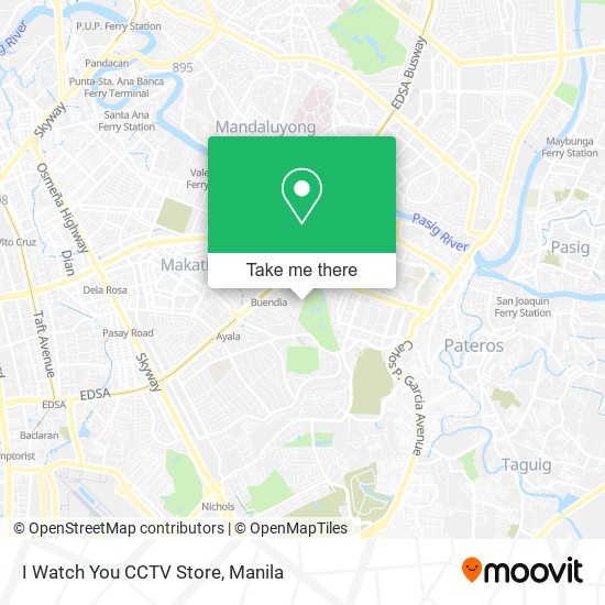 I Watch You CCTV Store map