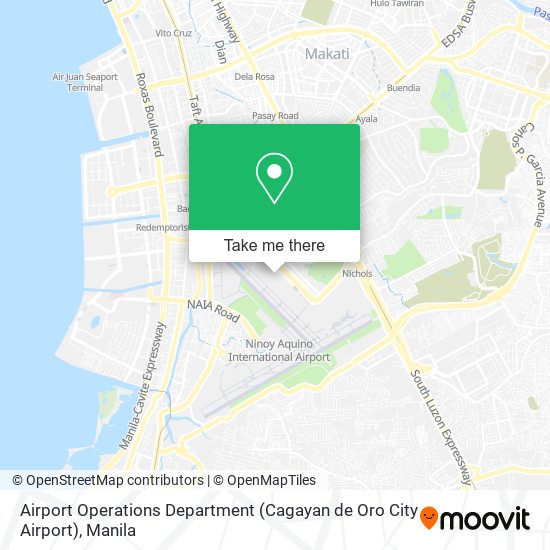 Airport Operations Department (Cagayan de Oro City Airport) map