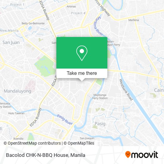 Bacolod CHK-N-BBQ House map