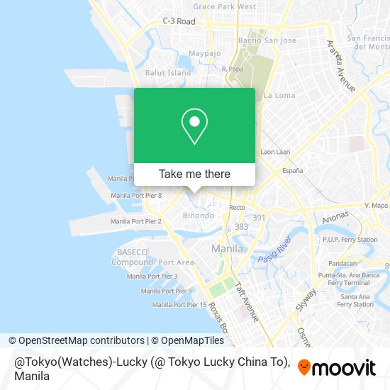 @Tokyo(Watches)-Lucky (@ Tokyo Lucky China To) map