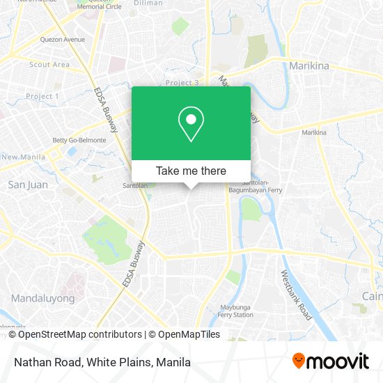 Nathan Road, White Plains map