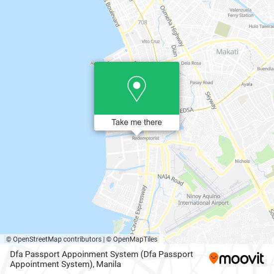Dfa Passport Appoinment System map