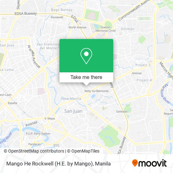 Mango He Rockwell (H.E. by Mango) map