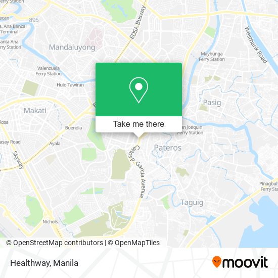 Healthway map