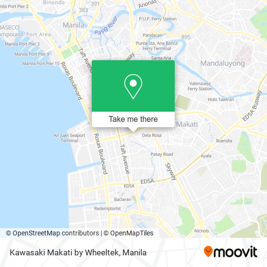 Kawasaki Makati by Wheeltek map