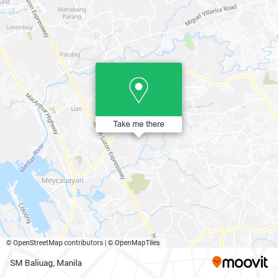 SM Baliuag map