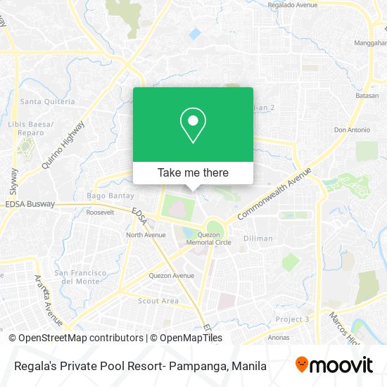 Regala's Private Pool Resort- Pampanga map